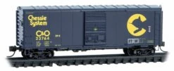 Micro-Trains N 07300310 40' Standard Box Car With Single Door, Full Ladders, And No Roofwalk, Chesapeake And Ohio #23764