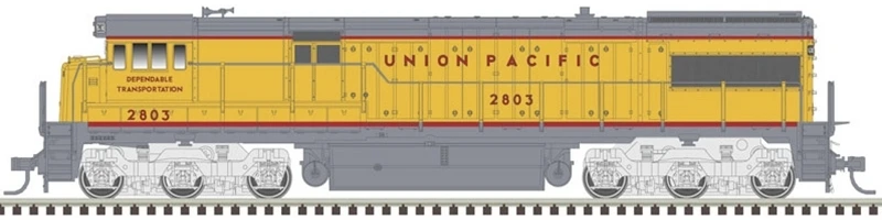 Atlas Master Line HO 10003675 Silver Series U28C, Union Pacific #2806 3 Atlas Master Line HO 10003675 Silver Series U28C, Union Pacific #2806
