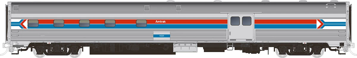 Rapido HO 114026 Budd Baggage-Dorm Car, Amtrak #1534 3 Rapido HO 114026 Budd Baggage-Dorm Car, Amtrak #1534