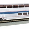 Bachmann HO 13001 Silver Series Budd 85' Full-Length Dome Car With Lights, Amtrak (Phase VI) #10031 -Model Train Shop 13001 49331.1671250954