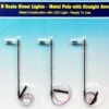 Rock Island Hobby N 013101 Street Lights With Single Straight Arms (3)