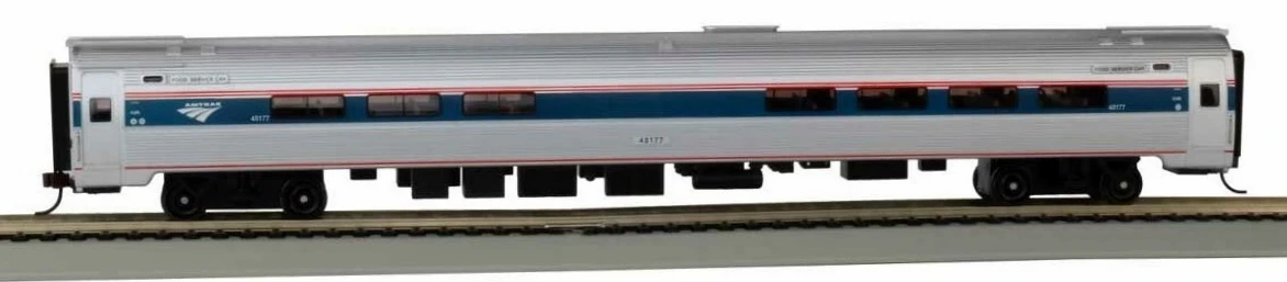 Bachmann N 14168 Budd Amfleet I Cafe Diner With Lighting, Amtrak (Phase VI) #48177