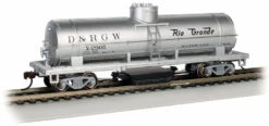 Bachmann Silver Series HO 16310 Track Cleaning Tank Car, Denver And Rio Grande Western #X-2905