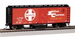 Bachmann HO 16324 Track Cleaning 40' Box Car, Santa Fe #14112