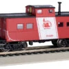 Bachmann Silver Series HO 16824 Northeast-Style Steel Cupola Caboose, Central Railroad Of New Jersey #91529