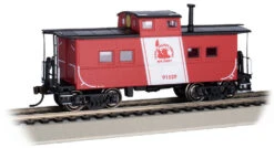 Bachmann Silver Series HO 16824 Northeast-Style Steel Cupola Caboose, Central Railroad Of New Jersey #91529