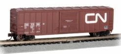 Bachmann N 19663 ACF 50.5' Outside Braced Box Car, Canadian National #419066