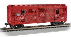 Bachmann HO 19712 Animated Stock Car With Cattle, Frisco #47667