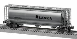 Lionel O 2226090 Cylindrical Covered Hopper, Alaska Railroad #14500