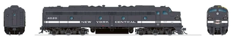 Rapido HO 28526 EMD E8A, New York Central #4020 3 Rapido HO 28526 EMD E8A, New York Central #4020