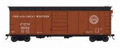 Bowser HO 42845 40' Box Car, Chicago Great Western #92035
