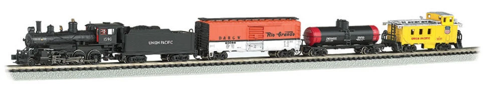 Bachmann N 24133 4-6-0 Whistle Stop Steam Train Set, Union Pacific #1591 (DCC And Sound Equipped) 3 Bachmann N 24133 4-6-0 Whistle Stop Steam Train Set, Union Pacific #1591 (DCC And Sound Equipped)