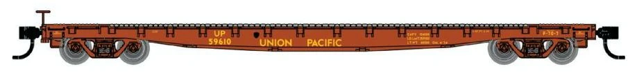 Walthers Mainline HO 910-6627 53' GSC Flat Car, Union Pacific #59636 3 Walthers Mainline HO 910-6627 53' GSC Flat Car, Union Pacific #59636