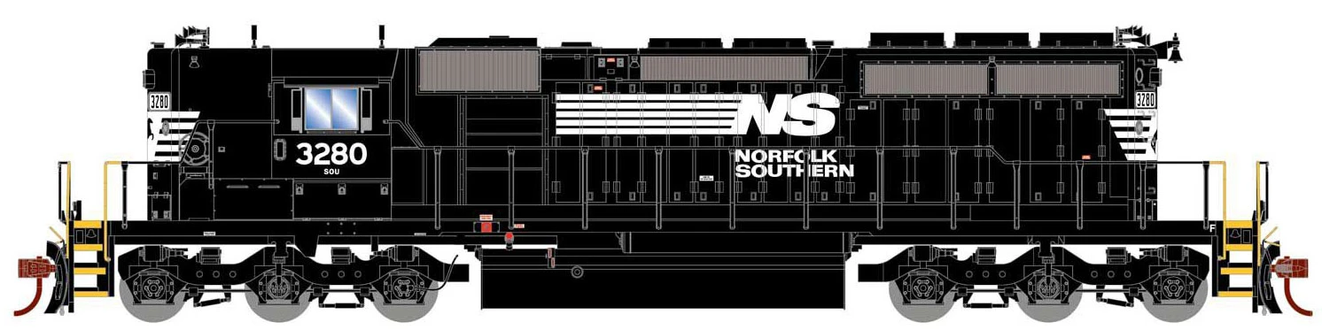 Athearn HO 72180 SD40-2, Norfolk Southern #3299 3 Athearn HO 72180 SD40-2, Norfolk Southern #3299