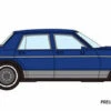 Rapido HO 800003 Chevrolet Caprice Sedan, Dark Blue -Model Train Shop 800003 sedan DarkBlue 35968.1671259382