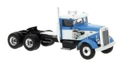 Brekina HO 85754 1955 Peterbilt 281 Semi Tractor Only, Blue/White