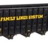 Walthers Mainline HO 910-6771 Greenville 7,000 Cubic Foot Wood Chip Hopper, Seaboard Coast Line #196048 -Model Train Shop 910 6771 74397.1678730942