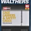 Walthers Cornerstone HO 933-2956 Caged Ladders And Safety Cages Brass Kit -Model Train Shop 933 2956 23629.1671209731