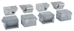 Walthers Cornerstone N 933-3269 HVAC Unit Kits (4 Each Of 2 Styles)