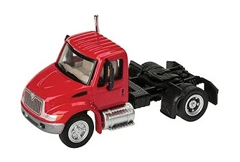 Walthers SceneMaster HO 949-11131 International 4300 Single-Axle Tractor, Red 3 Walthers SceneMaster HO 949-11131 International 4300 Single-Axle Tractor, Red