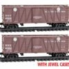 Micro-Trains N 98302210 40' Outside Braced Box Car With Single Door, Baltimore And Ohio (Cement Service 2-Pack) 1 Micro-Trains N 98302210 40' Outside Braced Box Car With Single Door, Baltimore And Ohio (Cement Service 2-Pack) -Model Train Shop 98302210 43988.1675787105