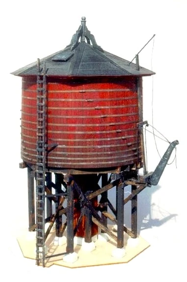 American Model Builders HO 154 50,000 Gallon Water Tank Kit 3 American Model Builders HO 154 50,000 Gallon Water Tank Kit