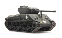 Artitec N 6160077 US Sherman M4A3 E8 Train Load