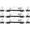 Athearn HO 16354 16,000 Gallon Clay Slurry Tank Cars, GATX #2 (3) -Model Train Shop ATH 16353 93331.1671260348
