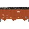 Athearn HO 15165 40' 3-Bay Ribbed Hopper With Load, Chicago Central And Pacific #40079 -Model Train Shop ATH15165 450 87876.1627306945
