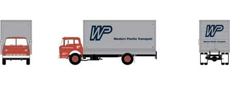 Athearn N 2554 Ford C Box Van, Western Pacific 3 Athearn N 2554 Ford C Box Van, Western Pacific