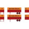 Athearn HO 7958 25' Trailers, Southern Pacific (2) -Model Train Shop ATH7958 89189.1676049623
