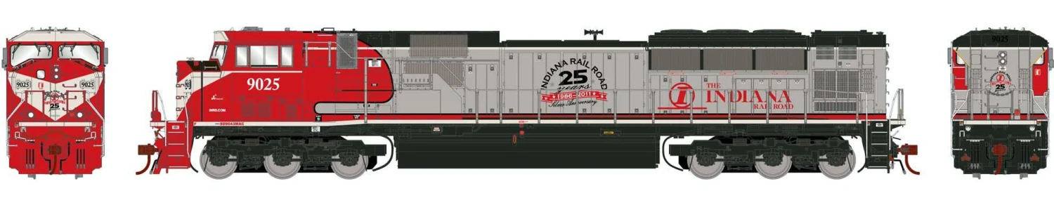Athearn Genesis 2.0 HO G27365 SD90MAC, Indiana Railroad #9025 3 Athearn Genesis 2.0 HO G27365 SD90MAC, Indiana Railroad #9025