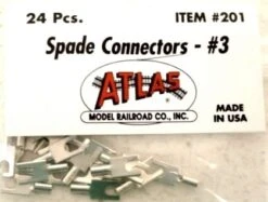 Atlas 201 #3 Spade Connectors (24)