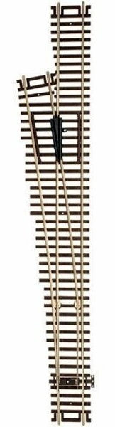 Atlas HO 563 Code 83 Track #6 Left Hand Custom-Line Turnout