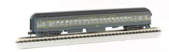 Bachmann N 13753 72' Heavyweight Coach With LED Lighted Interior, Baltimore And Ohio #5482