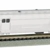 Bachmann Silver Series N 14654 72' Streamline Fluted-Side 2-Door Baggage Car, Unlettered
