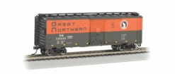 Bachmann Silver Series N 17059 40' Box Car, Great Northern #39398