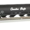 Bachmann HO 73804 Canadian Cylindrical 4-Bay Grain Hopper With FRED, Canadian Pacific #386502