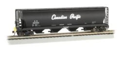 Bachmann HO 73804 Canadian Cylindrical 4-Bay Grain Hopper With FRED, Canadian Pacific #386502