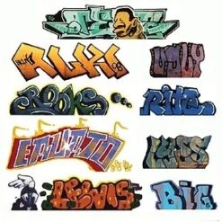 Blair Line HO 2245 Graffiti Decals Mega Set #2 (9)
