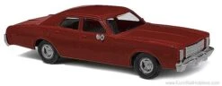 Busch HO 89121 1976 Plymouth Fury, Red