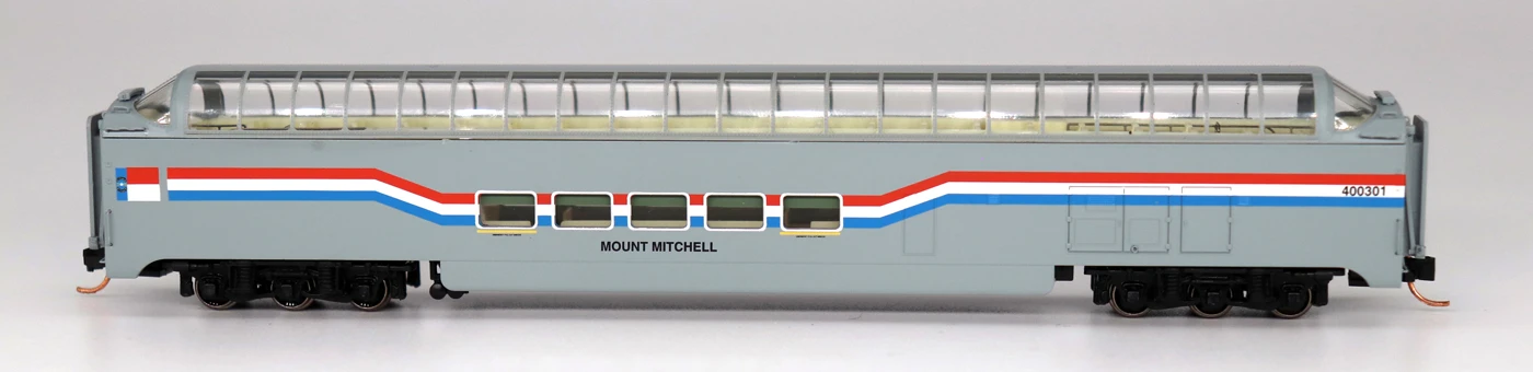 Centralia Car Shops N 7110-01 Superdome Passenger Car, Amtrak "Mount Mitchell" #400301