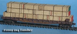 Fine N Scale 1002 2x4 Lumber Loads (6)