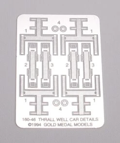 Gold Medal Models N 160-46 Walthers Thrall Stand-Alone Well Car Details