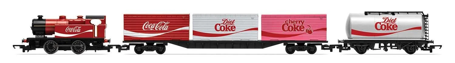Hornby HO (OO 1:76) R1276T Coca-Cola Summertime Train Set 4 Hornby HO (OO 1:76) R1276T Coca-Cola Summertime Train Set - Image 2