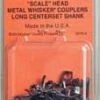 Kadee HO 156-25 "Scale" All Metal Self-Centering "WHISKER" Coupler (25-Pack) -Model Train Shop KAD 156 25 2 09966.1671215066