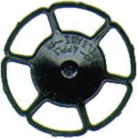 Kadee HO 2042 Miner Brake Wheels, Black (8)