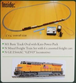 Kato N 1060023 GE ES44AC Gevo And Mixed Freight Starter Set, Union Pacific 7 Kato N 1060023 GE ES44AC Gevo And Mixed Freight Starter Set, Union Pacific -Model Train Shop KAT 1060023 3 34595.1504130079