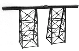 Micro Engineering HOn3 75-516 Tall Steel Viaduct Kit With 150' Standard Bridge And Code 55 Flex-Trak 3 Micro Engineering HOn3 75-516 Tall Steel Viaduct Kit With 150' Standard Bridge And Code 55 Flex-Trak