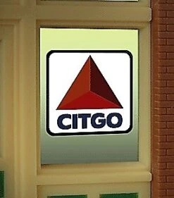 Miller Engineering O/HO 9075 Citgo Window Sign, Animated Neon Style Sign (d)